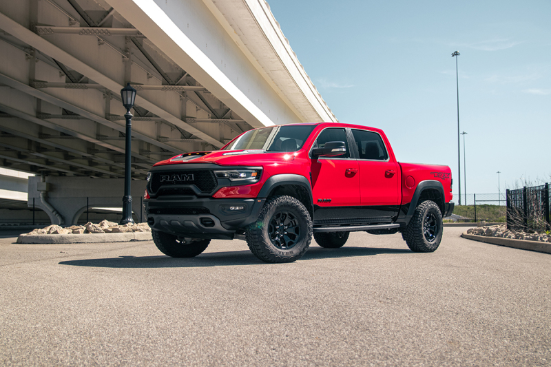 RAM TRX Performance Exhaust - Rear - CORSA Performance - Baja Catback Dual Rear Exit - Satin - `21-`24